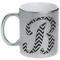 Pixelated Chevron Silver Mug - Main