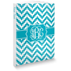 Pixelated Chevron Softbound Notebook - 7.25" x 10" (Personalized)