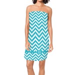 Pixelated Chevron Spa / Bath Wrap (Personalized)