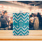 Pixelated Chevron Stainless Steel Flask - LIFESTYLE 2