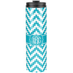 Pixelated Chevron Stainless Steel Skinny Tumbler - 20 oz (Personalized)