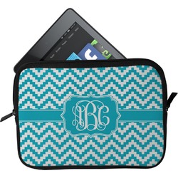 Pixelated Chevron Tablet Case / Sleeve - Small (Personalized)