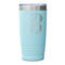 Pixelated Chevron Teal Polar Camel Tumbler - 20oz - Single Sided - Approval