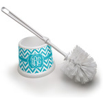 Pixelated Chevron Toilet Brush (Personalized)