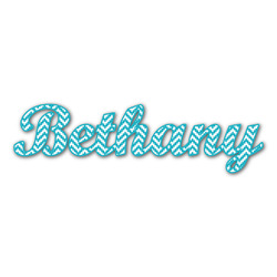 Pixelated Chevron Name/Text Decal - Large (Personalized)