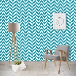 Pixelated Chevron Wallpaper & Surface Covering (Peel & Stick - Repositionable)