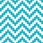 Pixelated Chevron Wallpaper & Surface Covering (Water Activated 24"x 24" Sample)