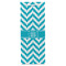 Pixelated Chevron Wine Gift Bag - Matte - Front