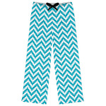 Pixelated Chevron Womens Pajama Pants - L