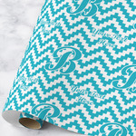 Pixelated Chevron Wrapping Paper Roll - Large - Matte (Personalized)