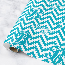 Pixelated Chevron Wrapping Paper Roll - Small (Personalized)