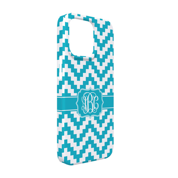 Custom Pixelated Chevron iPhone Case - Plastic - iPhone 13 (Personalized)