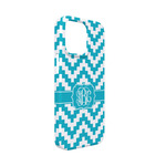 Pixelated Chevron iPhone Case - Plastic - iPhone 13 Mini (Personalized)