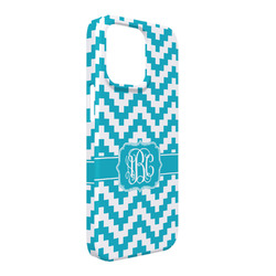 Pixelated Chevron iPhone Case - Plastic - iPhone 13 Pro Max (Personalized)