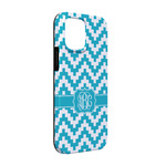 Pixelated Chevron iPhone Case - Rubber Lined - iPhone 13 Pro (Personalized)