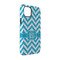 Pixelated Chevron iPhone 14 Tough Case - Angle