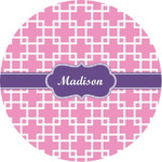 Linked Squares Multipurpose Round Labels - 1" (Personalized)