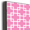Linked Squares 11x14 Wood Print - Closeup