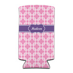 Linked Squares Can Cooler (tall 12 oz) (Personalized)