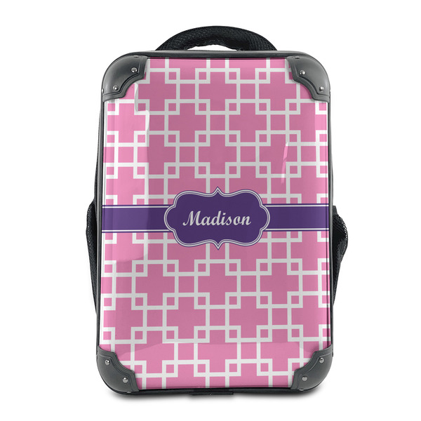 Custom Linked Squares 15" Hard Shell Backpack (Personalized)