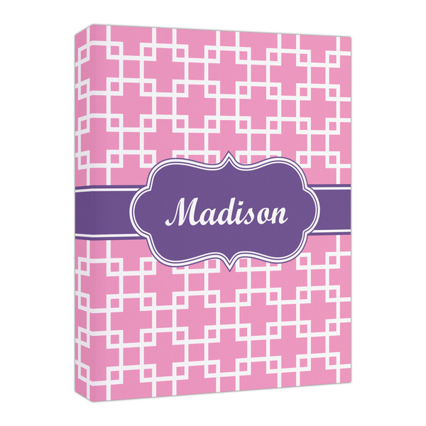 Custom Linked Squares Canvas Print - 16x20 (Personalized)