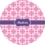 Linked Squares Multipurpose Round Labels - 2" (Personalized)