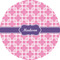 Linked Squares 2" Multipurpose Round Labels - Single Sticker