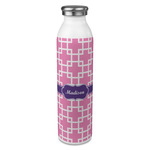 Linked Squares 20oz Stainless Steel Water Bottle - Full Print (Personalized)