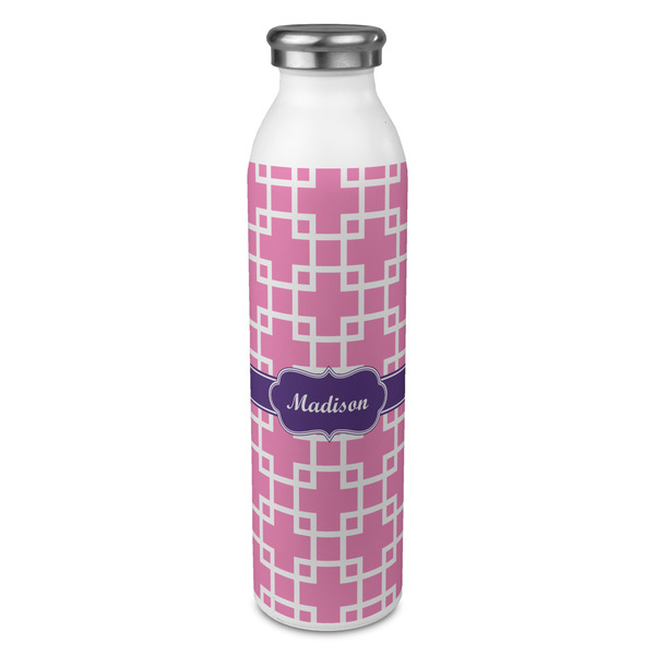 Custom Linked Squares 20oz Stainless Steel Water Bottle - Full Print (Personalized)