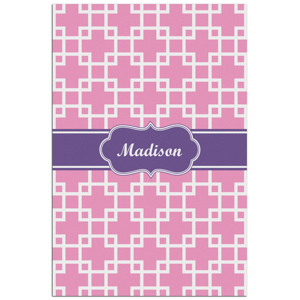 Custom Linked Squares Poster - Matte - 24x36 (Personalized)