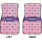 Linked Squares Car Mat Front - Approval