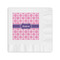 Linked Squares Coined Cocktail Napkins (Personalized)