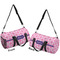 Linked Squares Duffle bag small front and back sides