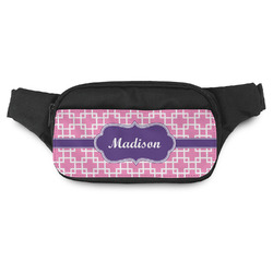 Linked Squares Fanny Pack - Modern Style (Personalized)