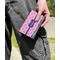 Linked Squares Genuine Leather Womens Wallet - In Context