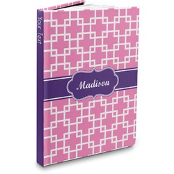 Linked Squares Hardbound Journal - 7.25" x 10" (Personalized)