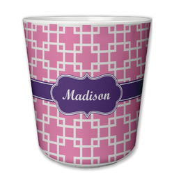 Linked Squares Plastic Tumbler 6oz (Personalized)