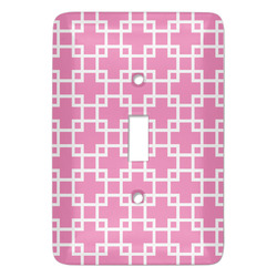 Linked Squares Light Switch Cover (Single Toggle)