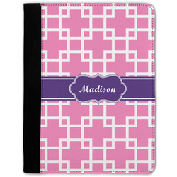 Linked Squares Notebook Padfolio - Medium w/ Name or Text