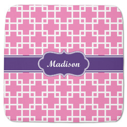 Linked Squares Memory Foam Bath Mat - 48"x48" (Personalized)