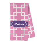 Linked Squares Kitchen Towel - Microfiber (Personalized)