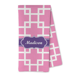 Linked Squares Kitchen Towel - Microfiber (Personalized)