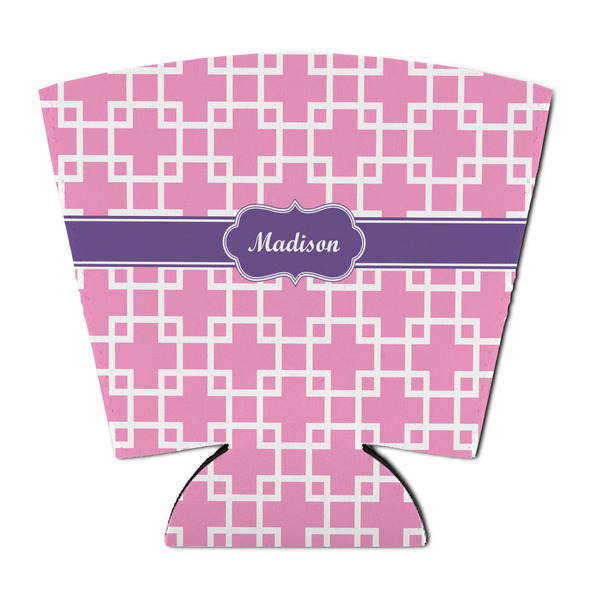 Custom Linked Squares Party Cup Sleeve - with Bottom (Personalized)