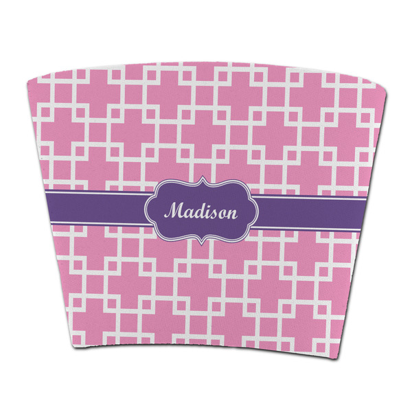 Custom Linked Squares Party Cup Sleeve - without bottom (Personalized)