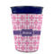 Linked Squares Party Cup Sleeves - without bottom - FRONT (on cup)