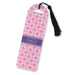 Linked Squares Plastic Bookmark (Personalized)