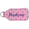 Linked Squares Sanitizer Holder Keychain - Large (Back)