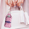 Linked Squares Sanitizer Holder Keychain - Large (LIFESTYLE)