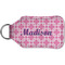 Linked Squares Sanitizer Holder Keychain - Small (Back)