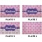 Linked Squares Set of Rectangular Dinner Plates (Approval)